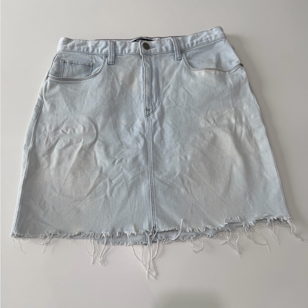 Hudson Jeans Light Blue Denim Skirt
